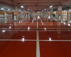 中海一號地下車(chē)庫地坪漆